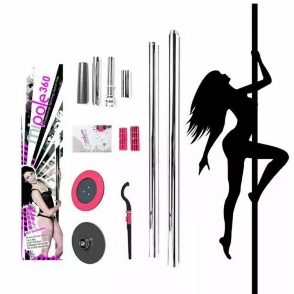 miPole 360° professional spinning dancer pole 50mm